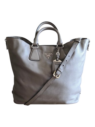 PRADA Women's Leather Bag  Auth