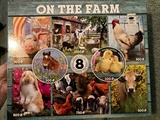 Ceaco 8 Puzzles On The Farm 1-1000pc 1-750pc 4-500 2-300pc Have Fun 