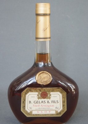 GELAS ET FILS Vieil Armagnac Brandy alt ungeöffnet