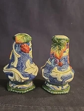 Fitz & Floyd Florentine Fruit Salt & Pepper Set 