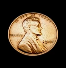 1937  Lincoln Wheat 1¢ Cent Penny Coin   Free Shipping!   Good VINTAGE Condition