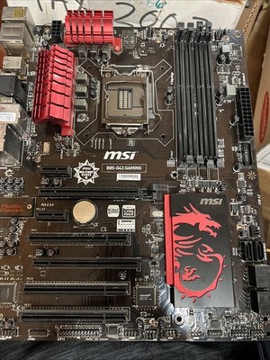MSI B85-G43 GAMING Motherboard LGA 1150 Intel B85 HDMI USB3.0