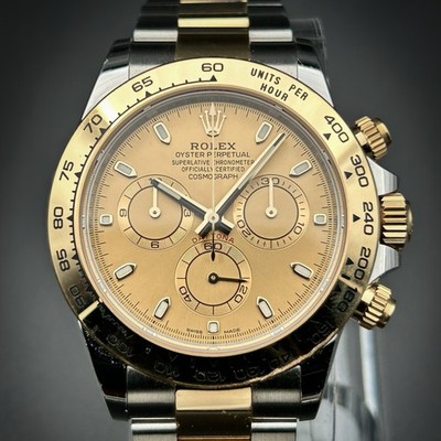 2023 Rolex Cosmograph Daytona 116503 Silver and Gold Oyster Bracelet Full Set