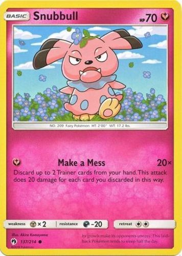 Snubbull - 137/214 - Common - Near Mint