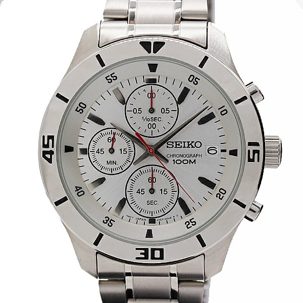 Seiko Chronograph SKS397P1 4T57-00A0 Men's Watch Silver Dial