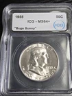 1955 Franklin Half Dollar Bugs Bunny MS64+ ICG