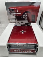 ION Mustang LP 4-in-1 Turntable Entertainment System - Red