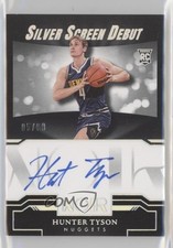 2023-24 Panini Noir Silver Screen Debut Signatures /99 Hunter Tyson Auto 1a07