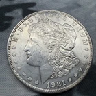 1921 P MORGAN SILVER DOLLAR! BEAUTIFUL UNCIRCULATED Coin! Harshly Cleaned Obv.