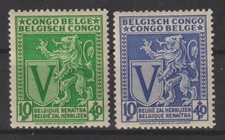 Congo - 1942 - COB 268/9* - SCOTT B32/3 - MH -