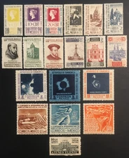 MEXICO COLLECTION OF OLD MINT HINGED STAMPS SOME HIGHER VALUE
