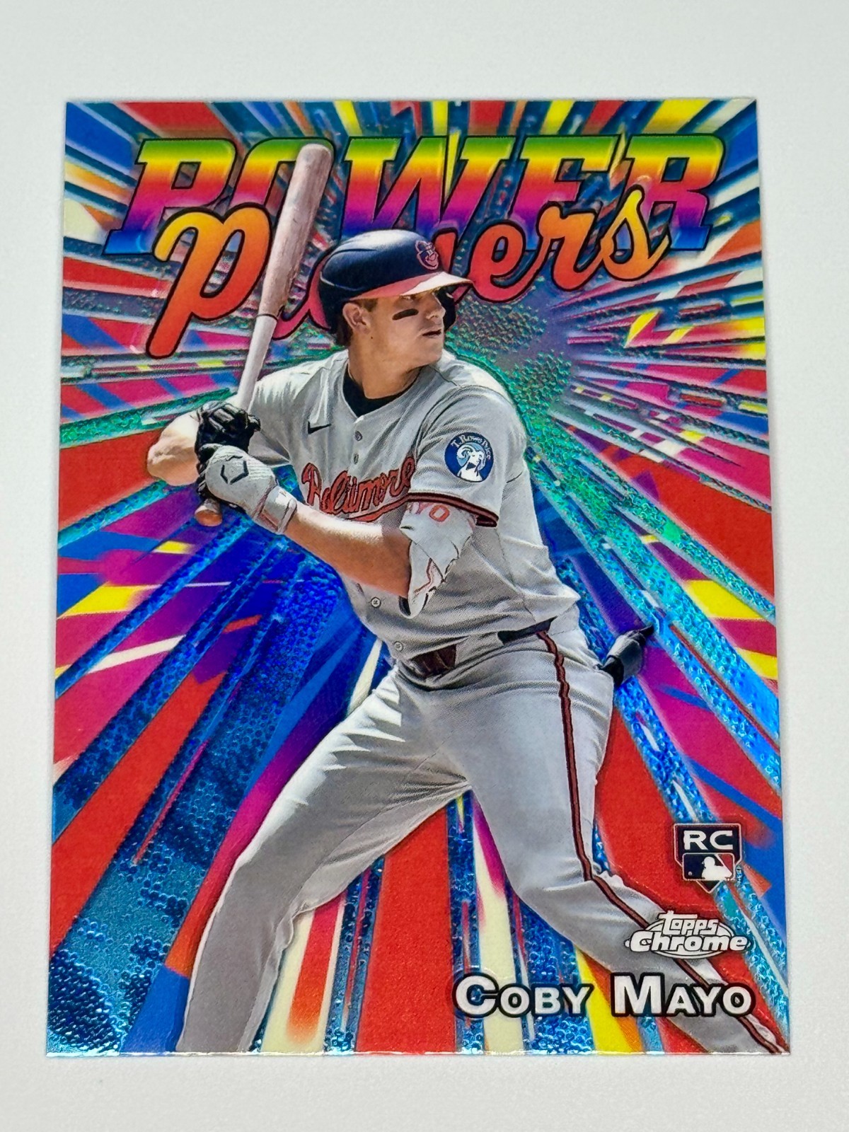 2025 Topps Chrome - Coby Mayo - Power Players (RC)