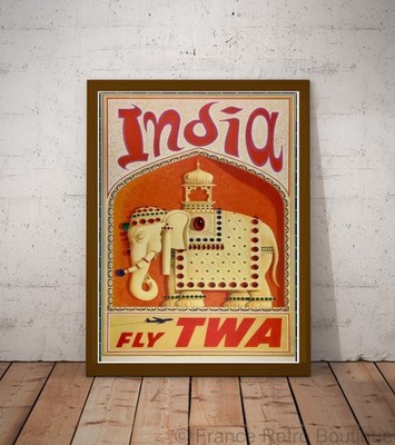 Poster Reise India TWA