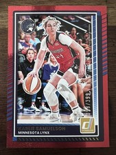 2025 Karlie Samuelson Panini Donruss WNBA Red Glitter /399 #50 Minnesota Lynx