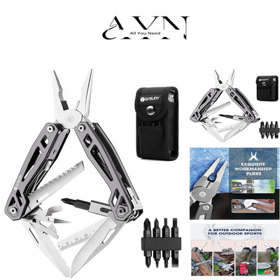 BIBURY Multitool 21 in 1 | 3Cr13 Stahl | Outdoor-Expert