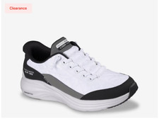  Skechers Slip-ins Contour Foam Cozy Fit Slip-On Sneaker - Women's White/Black