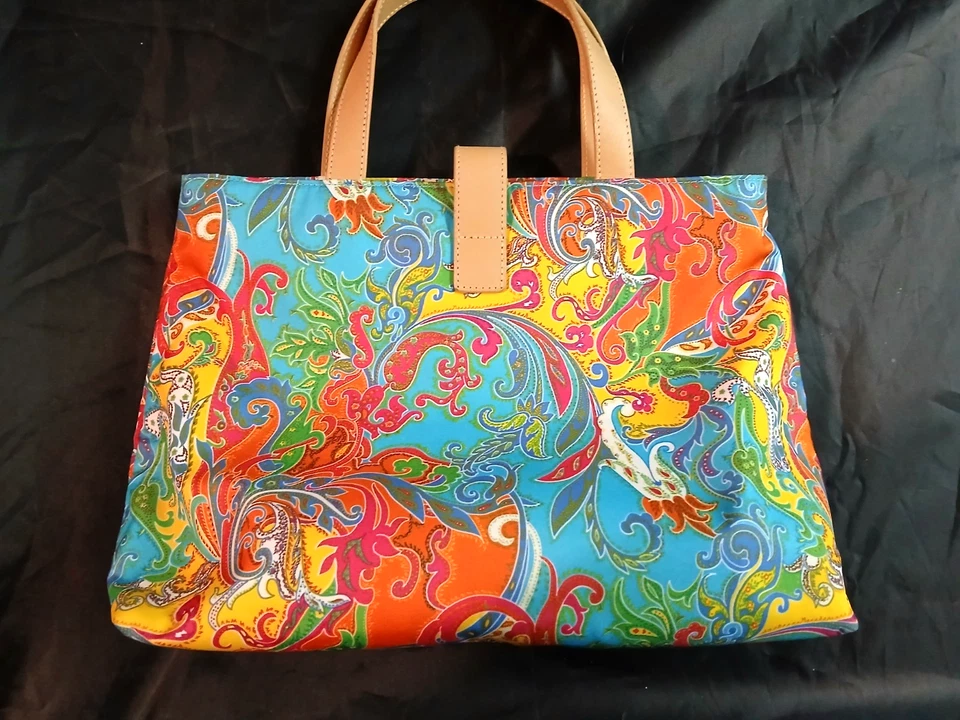 Bolso de mano Ralph Lauren estampado cachemir Foto 2 de 4