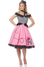 Nifty 50's Poodle Skirt Costume Adult