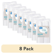 16oz Foam Cups 8 Pack (160 Total) Insulated Hot Cold Disposable Coffee Cups NEW