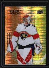 2022-23 Upper Deck Allure #SF-33 Spencer Knight Orange-Yellow Spectrum #/85