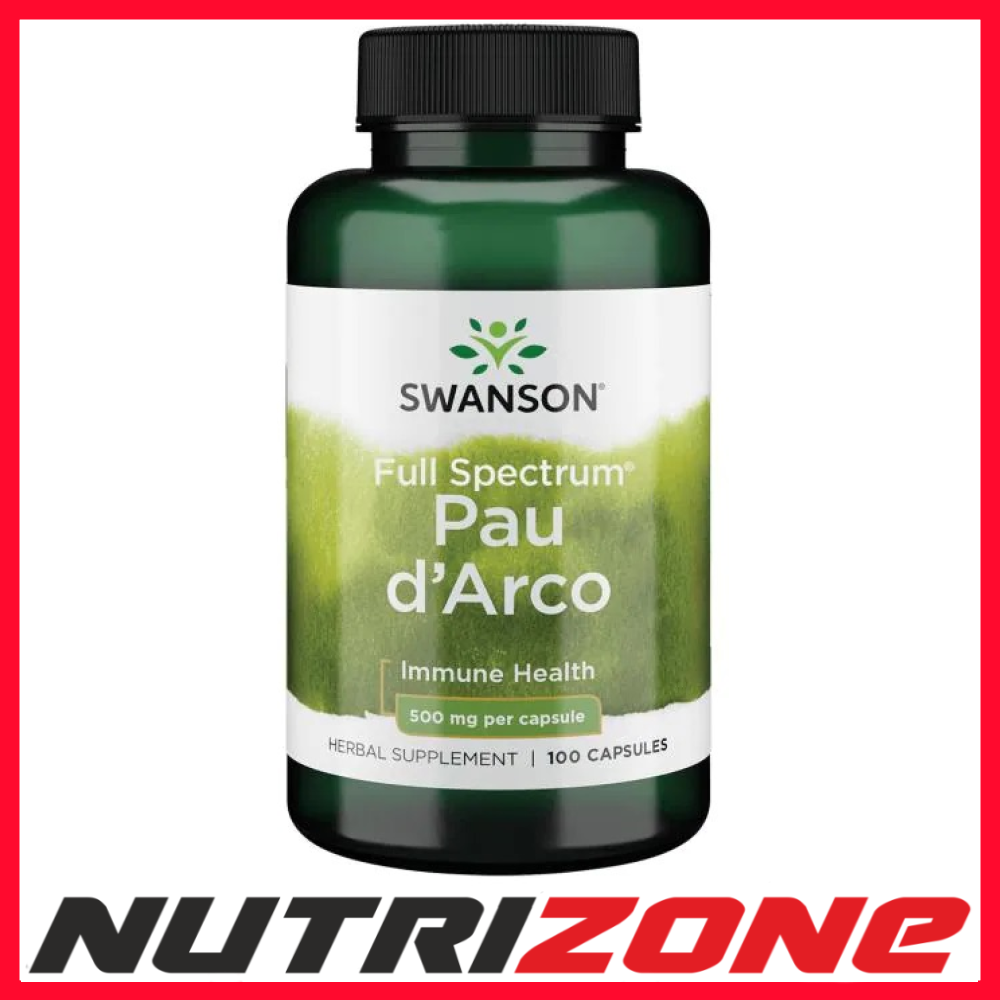 Swanson Full Spectrum Pau d'Arco 500mg Immune Health - 100 caps