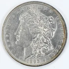 1893 Morgan Dollar AU/UNC details Silver $1