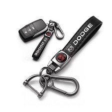Dodge Leather Keychain Set   Premium Car Key ...