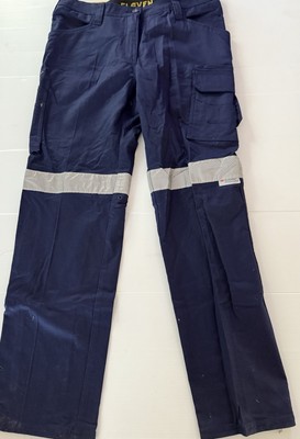 Women s Eleven Size 14 New Navy Blue Ripstop Cargo Pants With Protective Tape