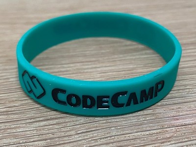 Code Camp grün Silikon Armband Bracelet