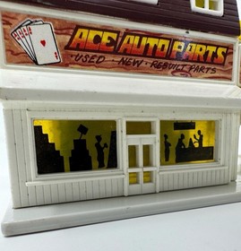 Galoob 1989 Micro Machines MicroMachines Ace Auto Parts Gas Station Works