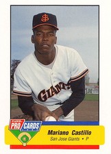 Marino Castillo 1994 Fleer ProCards 2808 San Jose Giants Baseball Card