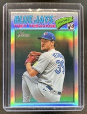 2026 Topps Heritage Trey Yesavage Chrome RC Refractor Rookie #245 Blue Jays