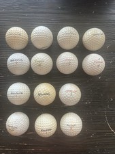 Antique Lot 14 Golf Balls Vintage Spalding Titleist, Hogan, Kro-Flite, Pro Staff