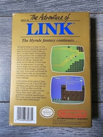Zelda II: The Adventure of Link 2 Gold NES Nintendo CIB Complete 100% Original💥
