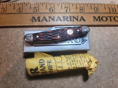 VINTAGE BOKER USA TREE BRAND 8588 3 Blade