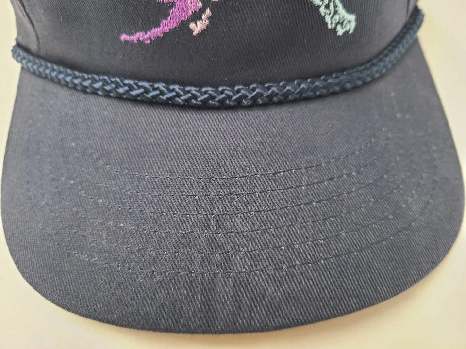 De colección Alaska EE. UU. Cuerda Envejecida Snapback Gorra Algodón Informal Hombres Mujeres Azul Foto 3 de 4