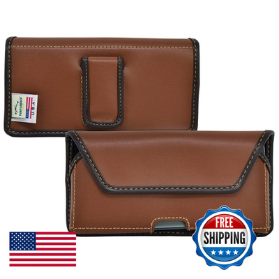 Turtleback Brown Belt Clip Designed For Iphone 16 Pro 16E 15 Pro 14 Pro 13 -