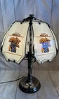 UK University Kentucky Vintage 3-Way Touch Lamp 6 Glass Panels Wildcats Old Logo