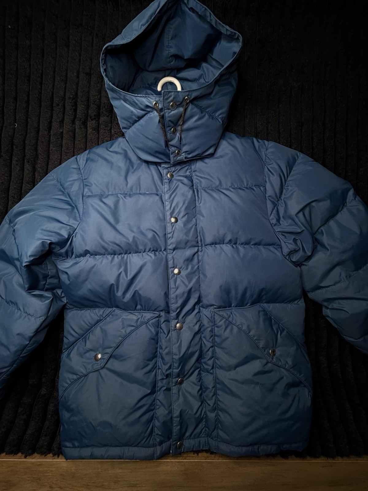 80s Sears Down Puffer Jacket Complete With Hood S… - image 3