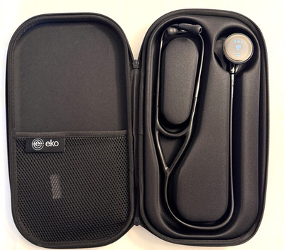 EKO CORE 500 Digital Stethoscope | 40X Amplification | ECG | Matte Black