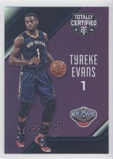 2015-16 Panini Totally Certified Mirror Purple 6/50 Tyreke Evans #76 0a1