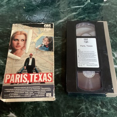 Paris Texas VHS 1984 Harry Dean Stanton~ Wim Wenders