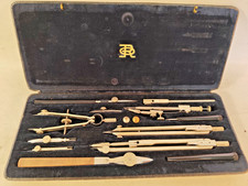 Zirkelkasten Zirkel E.O.Richter Präcision Kopernikus VII Chemnitz Reißzeug