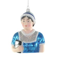 Cody Foster Jane Austen Ornament 4 Inch Glass