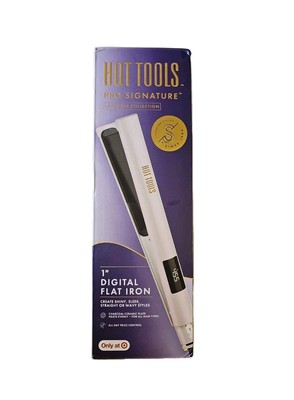Hot Tools Pro Signature Collection 1'' Digital Flat Hair Iron Lavender Collection