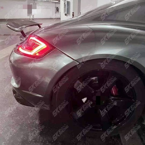For Porsche 987 Cayman S 06-12 Gloss Black /Carbon Fiber Rear Spoiler Trunk Wing - Picture 5 of 52