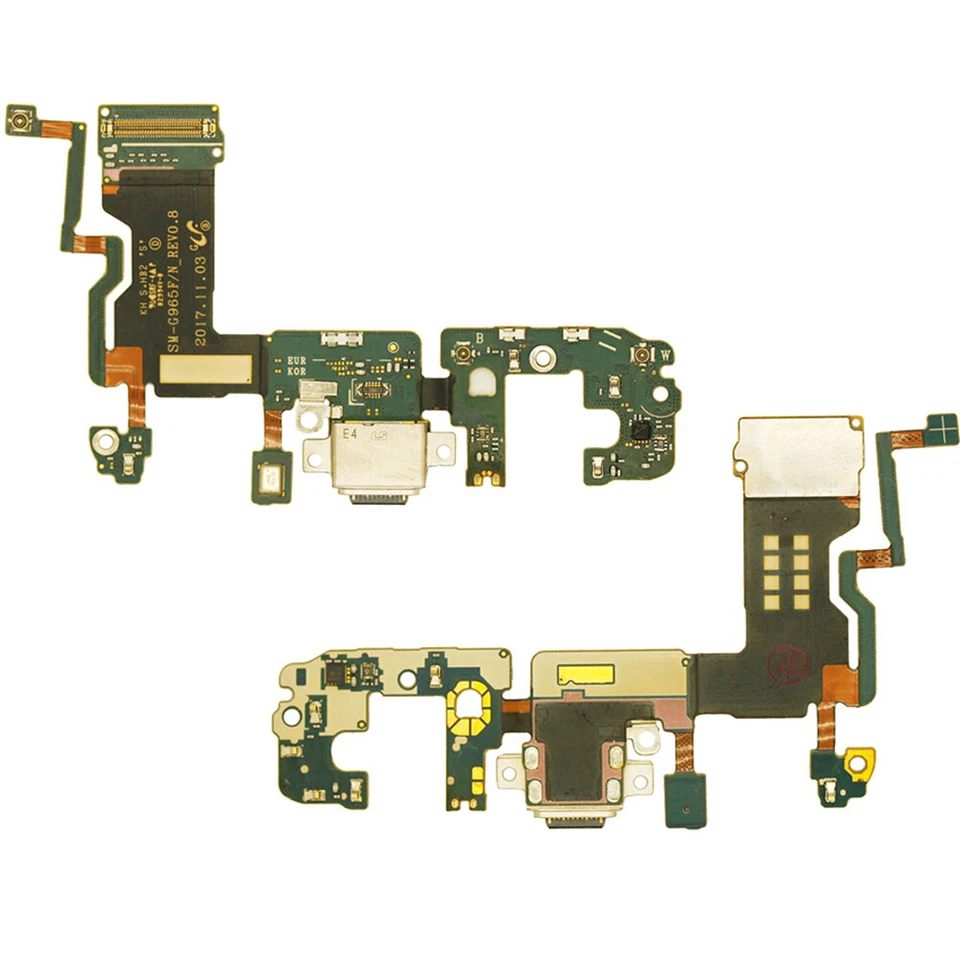 Cable flexible de micrófono base puerto de carga USB Samsung Galaxy S9+ Plus SM-G965U G965F/N Foto 3 de 4