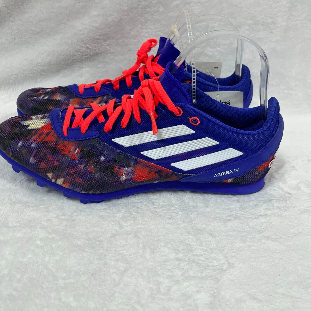 Adidas Sneakers Mens 9.5 Blue Arriba 4 M Track Field Spikes Running Shoes B40831