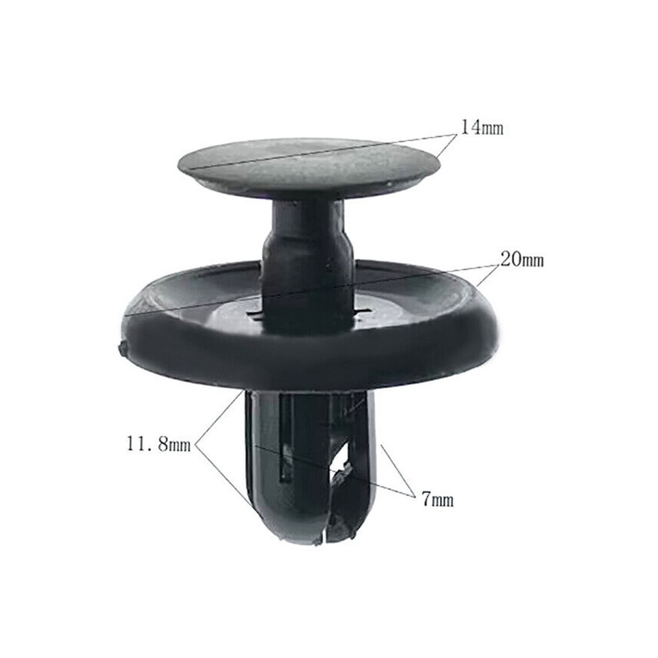 Michaelia 50 PCS Compatible With Toyota & Lexus Engine Splash Shield Push-in Style - Foto 10