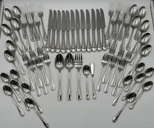 Medallion by Wallace 18/10 Stainless 65 piece set, service for 12 + serving pcs
